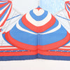 Hermès Carré 90 "SPINNAKERS" Silk handkerchief in Red x Blue Secondhand