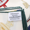 Hermès Carré 90 "STATELY WHEELS" Silk handkerchief in Ecru x Blue Secondhand