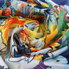 Hermès Carré 90 "THE ALFEE AUBE" Silk handkerchief in Navy Blue Secondhand