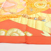 Secondhand Hermès Carré 90 "TIBET" Silk handkerchief in Orange