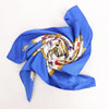 Hermès Carré 90 "Tambour no Taiko" Silk handkerchief in Blue Secondhand