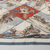 Hermès Carré 90 "Voyages En Russie" Silk handkerchief in Beige x Blue Secondhand