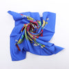 Hermès Carré 90 "Chapeau" Silk handkerchief in Blue Secondhand