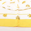 Secondhand Hermès Carré 90 "Clips" Silk handkerchief in Yellow