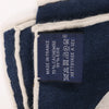 Hermès Carré Géant "Malines Chevaux Déchène" Cashmere & Silk handkerchief in Beige x Navy Blue Secondhand