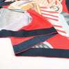 Hermès Carré Geant "La Selle Imaginaire" Cashemere & Silk Scarf in Red Secondhand