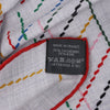 Hermès Carré Géant "PIQUE SELLIER" Cashmere & Silk Scarf in Gray Secondhand