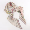 Hermès Carré Geant "LOCOMOTION" Cashmere and Silk Scarf in Beige Secondhand