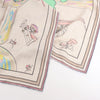 Hermès Carré Geant "LOCOMOTION" Cashmere and Silk Scarf in Beige Secondhand