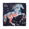 Hermès Carré Géant "Robe Legere" Cashmere x Silk handkerchief in Navy Blue Secondhand