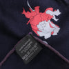 Hermès Carré Géant "Robe Legere" Cashmere x Silk handkerchief in Navy Blue Secondhand