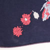 Hermès Carré Géant "Robe Legere" Cashmere x Silk handkerchief in Navy Blue Secondhand