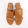 HERMES Cornelia Leather Sandals in Brown, Size 39 EU Secondhand