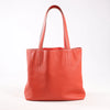 HERMES Double Sense 28 Veau Swift Shoulder Bag in Sanguine x Rose Jaipur □R: 2014 Secondhand
