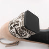 HERMES Glam Chaîne d'Ancre Suede Sandals in Beige, Size 37 EU Secondhand