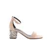 HERMES Glam Chaîne d'Ancre Suede Sandals in Beige, Size 37 EU Secondhand