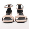 HERMES Glam Chaîne d'Ancre Suede Sandals in Beige, Size 37 EU Secondhand