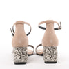 HERMES Glam Chaîne d'Ancre Suede Sandals in Beige, Size 37 EU Secondhand