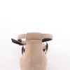 HERMES Glam Chaîne d'Ancre Suede Sandals in Beige, Size 37 EU Secondhand