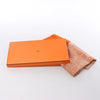 Hermès Carré 140 "CLAIR DE LUNE" Cashmere x Silk handkerchief in Orange Secondhand