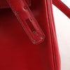 HERMÈS Kelly 28 Le Tournay Box Leather 2Way Handbag in Rouge ○U:1991 Secondhand