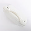 HERMÈS Kelly 40 Le Tournay Taurillon Clemence Handbag in White □D: 2000 Secondhand