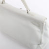 HERMÈS Kelly 40 Le Tournay Taurillon Clemence Handbag in White □D: 2000 Secondhand