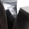 Secondhand HERMES Leather & Suede Strap Heels in Black, Size 38 EU