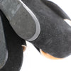 HERMES Leather & Suede Wedge Sole Sandals in Black, Size 37 EU Secondhand