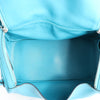 Hermes Lindy 30 Veau Swift 2Way Handbag in Turquoise □K: 2007 Secondhand
