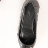 Hermès Serie Button Punching Sack Leather Ballet Flats un Black, Size 39 EU Secondhand