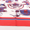 Hermès Carré 90 "Ex Libris" Silk handkerchief in Red Secondhand