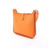 Hermes Evelyn 1 29 PM Epsom Leather Shoulder Bag in Orange □N:2010 Secondhand