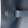 Hermes Evelyn 1 33 GM Cushbell Leather in Vert Navy Blue □A: 1997 Secondhand