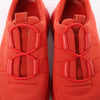Hermès Teams Leather x Mesh Fabric Sneakers in Red, Size 42 EU Secondhand