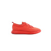 Secondhand Hermès Teams Leather x Mesh Fabric Sneakers in Red, Size 42 EU