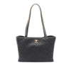 Chanel Quilted Calfskin Book Pocket Shopping Tote Secondhand