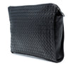 Bottega Veneta Leather Intrecciato Clutch Secondhand
