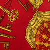 Hermès Les Cles Silk Handkerchief Secondhand