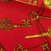 Hermès Les Cles Silk Handkerchief Secondhand