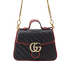 Gucci Mini GG Marmont Matelasse Calfskin Torchon Top Handle Bag Secondhand