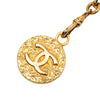 Chanel Gold Plated Leather Woven Medallion Chain Belt Secondhand