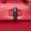 Gucci Small Calfskin Bamboo Daily Satchel Secondhand