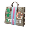 Gucci Medium GG Supreme 100 Centum Anniversary Calfskin Retro Interlocking G Tote Secondhand