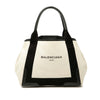 Secondhand Balenciaga Canvas Navy Cabas Tote S