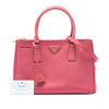 Secondhand Prada Medium Saffiano Lux Galleria Double Zip Tote