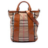 Burberry House Check Canvas Bonington Satchel Secondhand