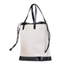 Saint Laurent Canvas Teddy Drawstring Shopping Tote Secondhand