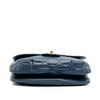 Chanel Medium Quilted Glazed Calfskin Bubble CC Flap Secondhand