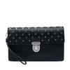 Prada Studded Saffiano Push Lock Wristlet Clutch Secondhand